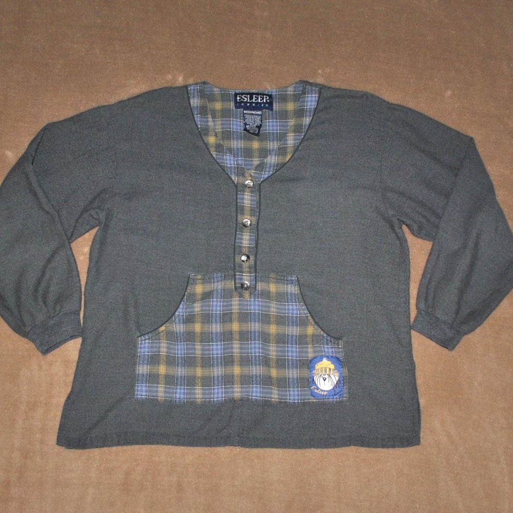 Vintage Esleep Mens Pajamas Size Medium Shirt & Pants Sleepwear Set - Picture 3 of 14